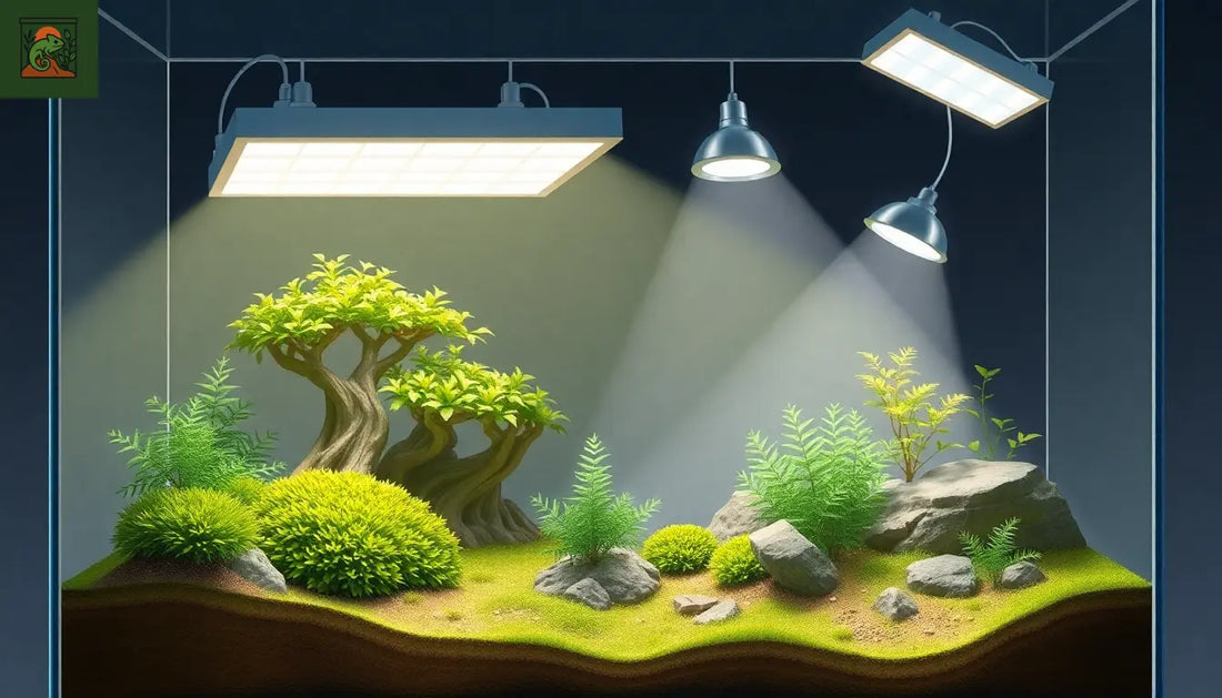 Comment choisir le bon éclairage pour un terrarium ? - LeTerrarium