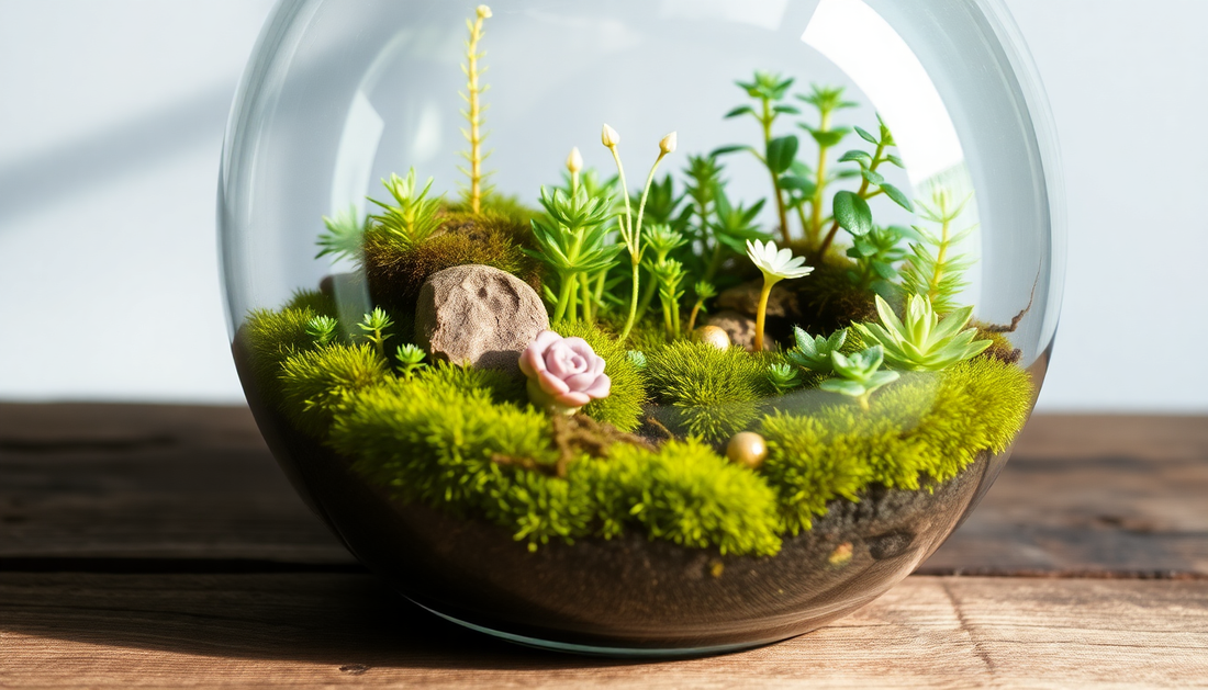 Créez votre propre mini jardin dans un terrarium - LeTerrarium