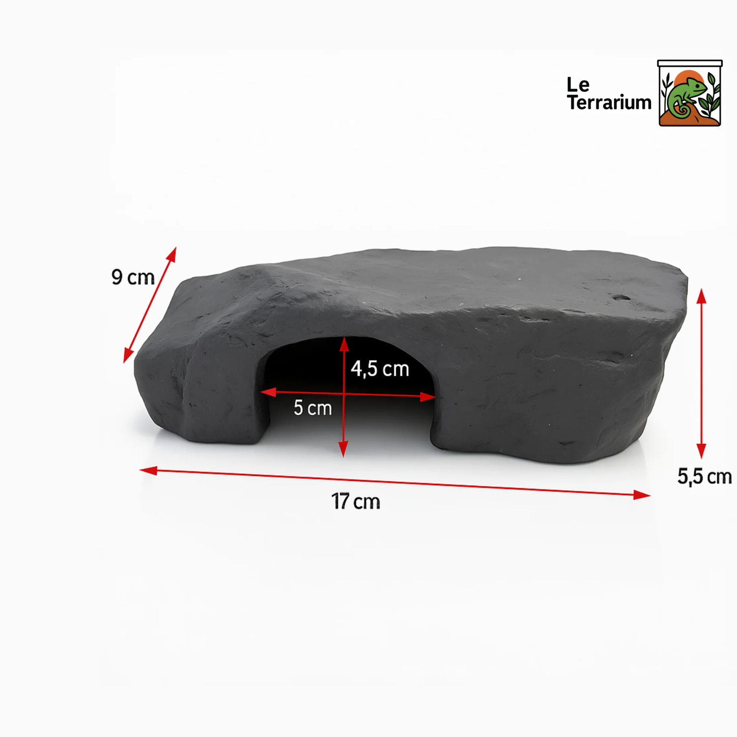 Accessoire Terrarium – 3-en-1 : cachette, repos et escalade