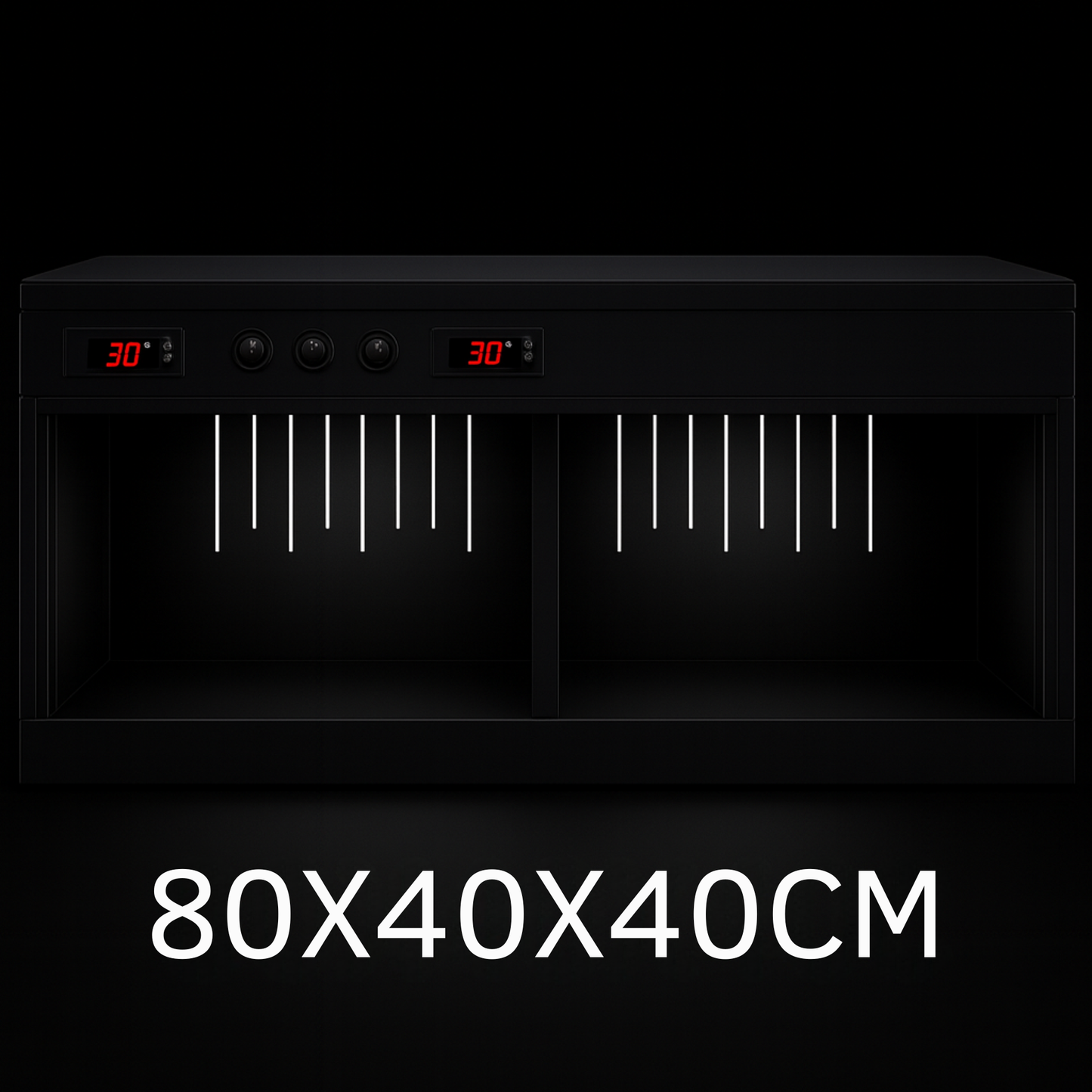 Terrarium en PVC noir