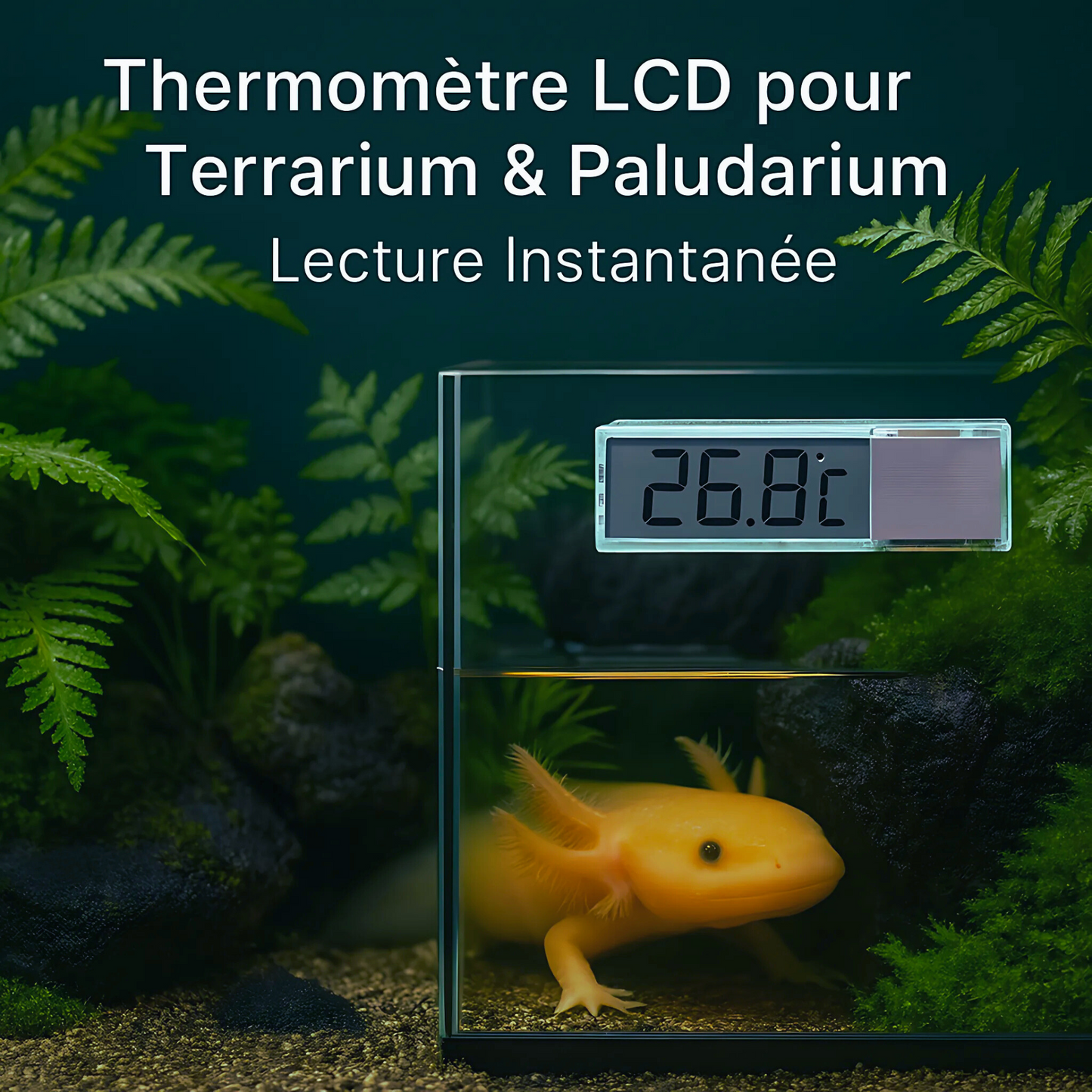 Thermomètre Électronique LCD pour Terrarium – Affichage Digital