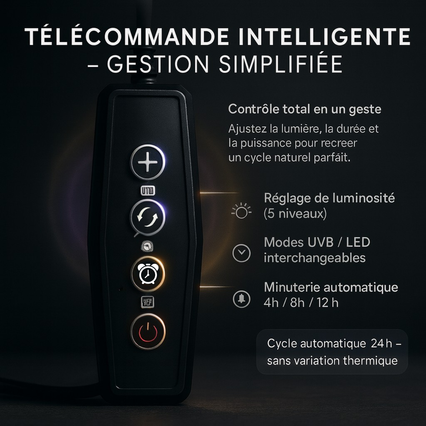 Lampe UVB 10.0 à Spectre Complet pour Terrarium