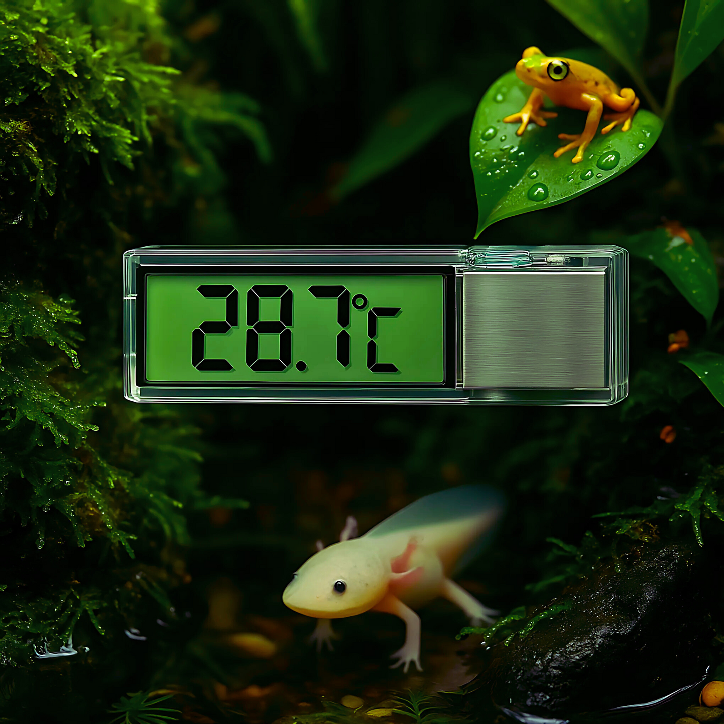 Thermomètre Électronique LCD pour Terrarium – Affichage Digital