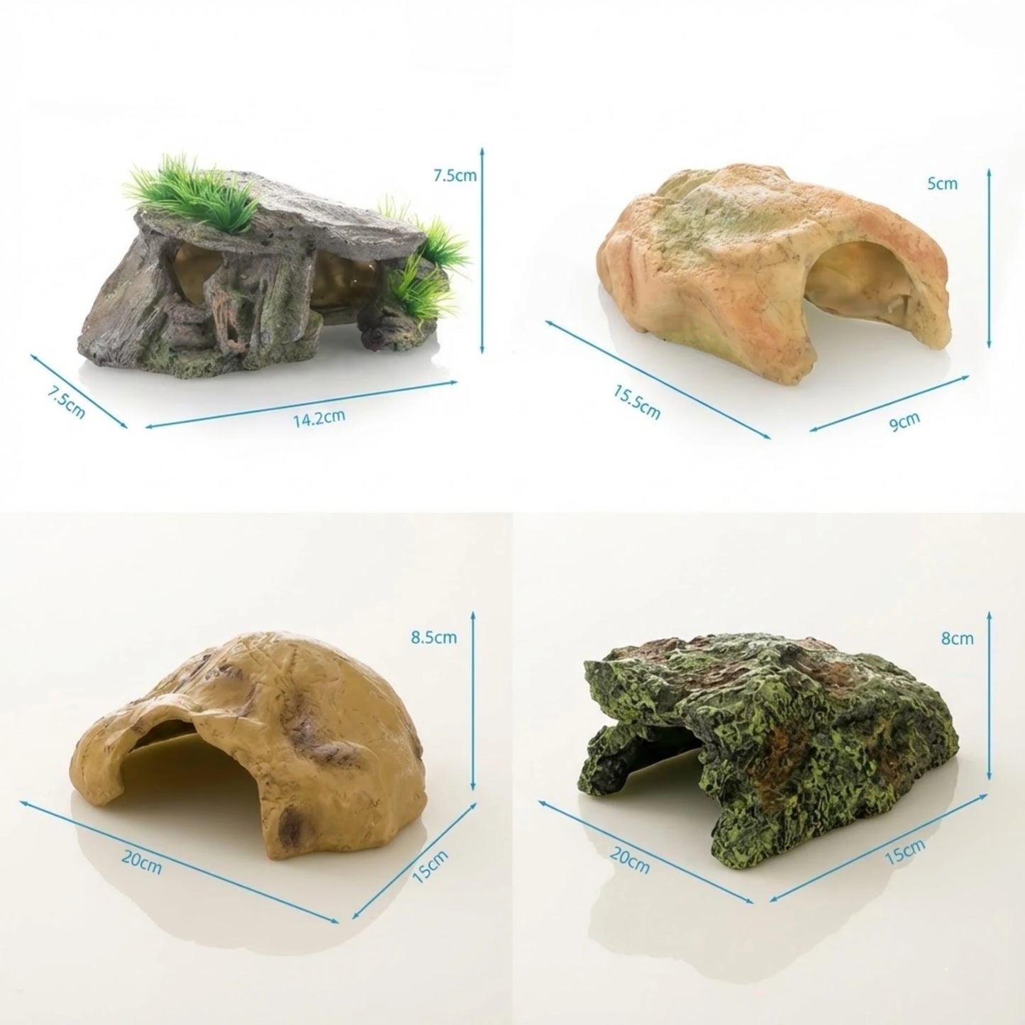 Cachette pour Terrarium – Résine Naturelle Haute Qualité