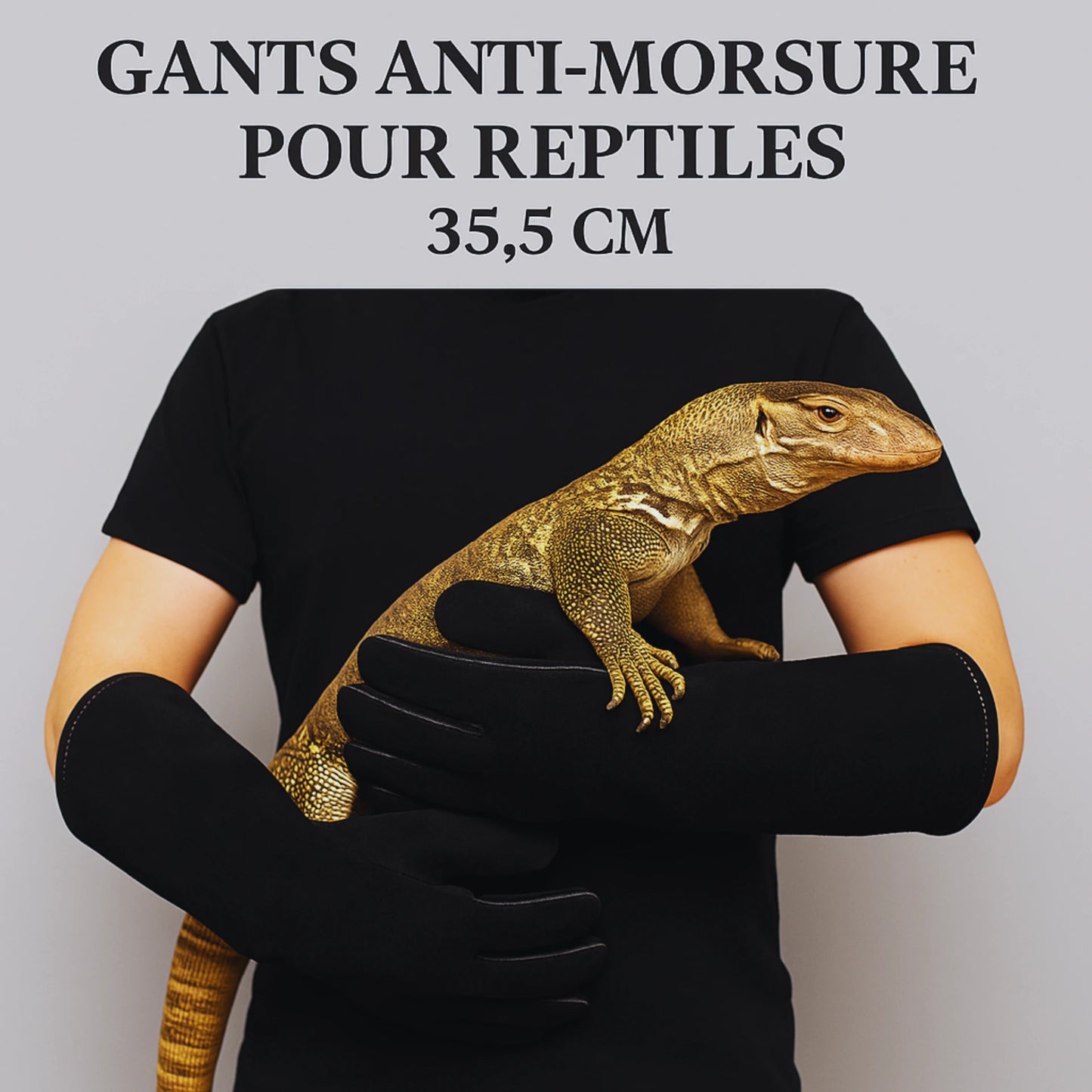 Gants Anti-Morsure pour Reptiles – Sécurité Manipulation Terrarium