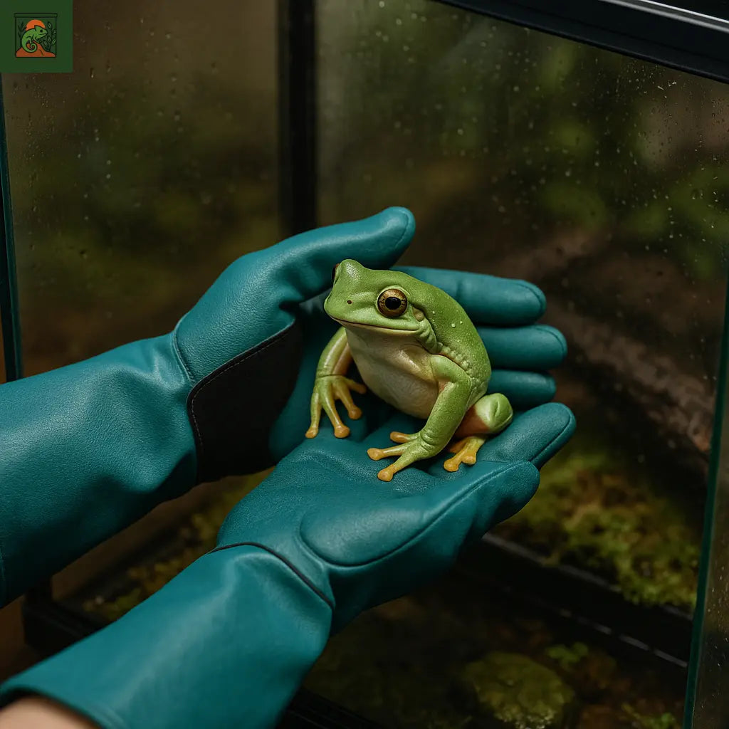 Gants de Protection Anti-Morsure en Cuir pour Terrarium