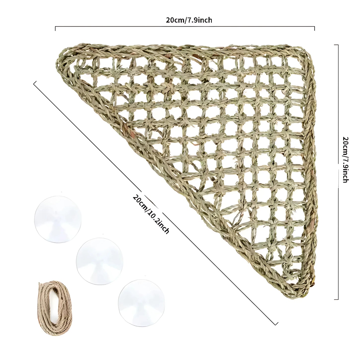 Hamac pour Reptile Ultra-Confort – Fibres Naturelles & Ventouses
