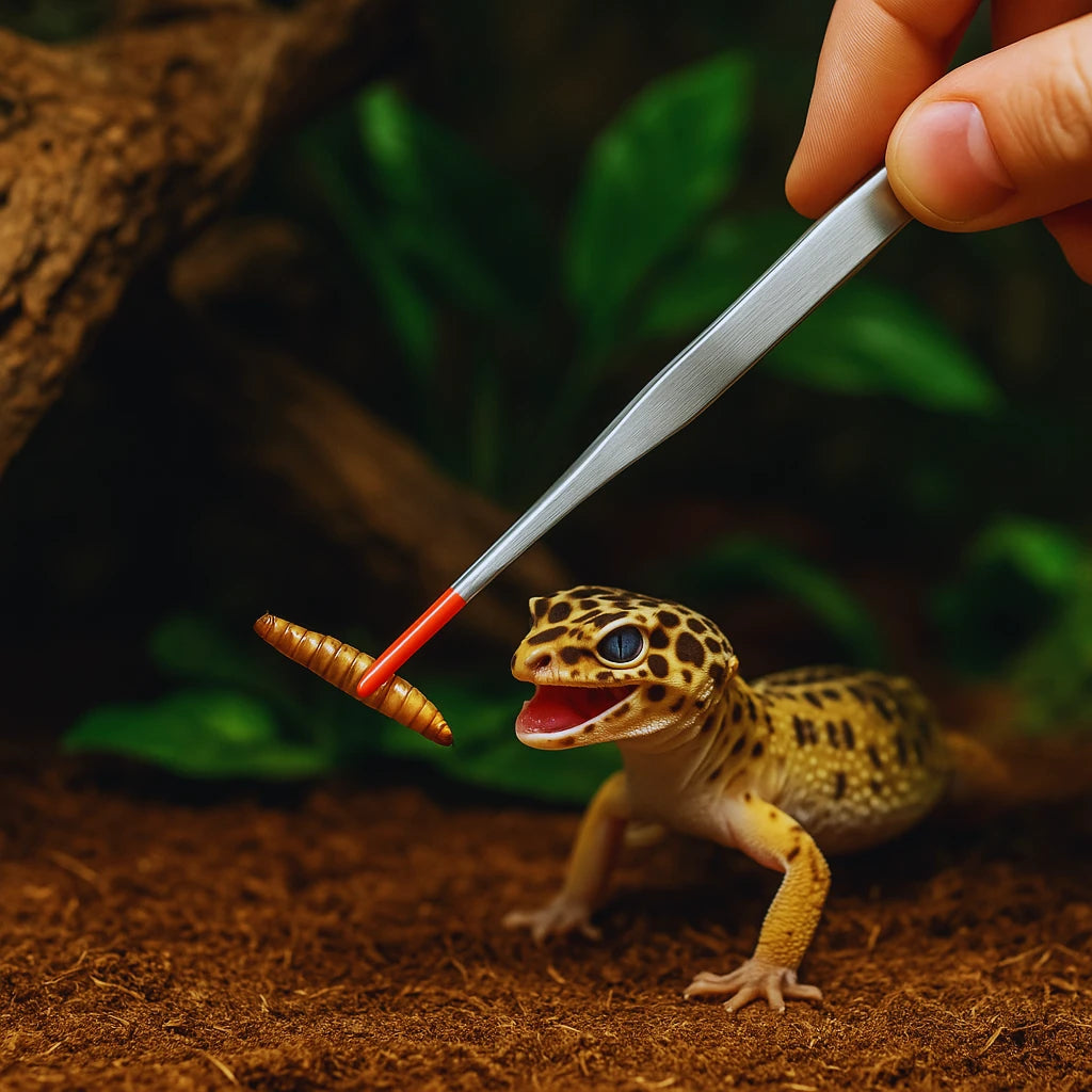 Pinces d’Alimentation pour Terrarium – Acier Inox & Embouts Sécurisés