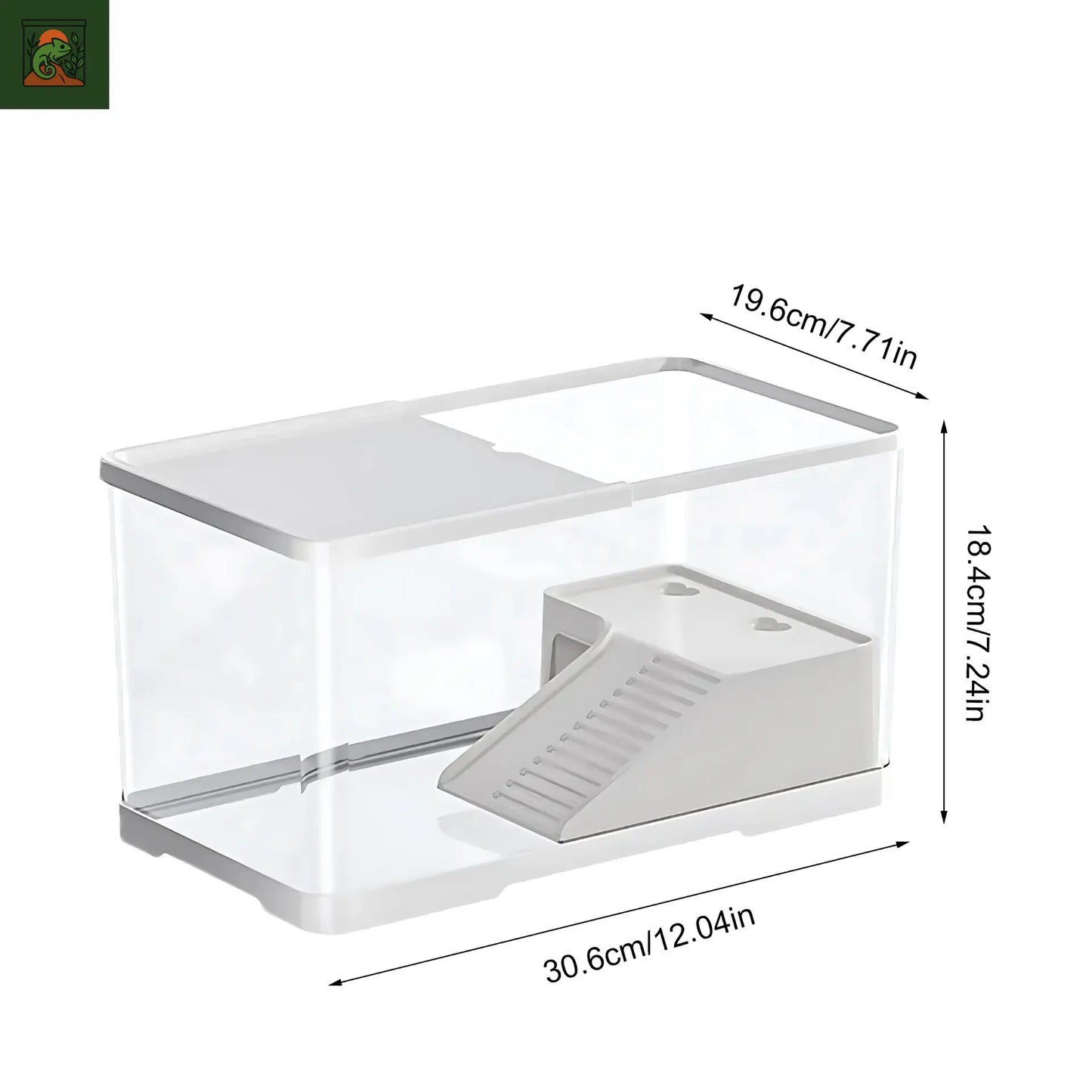 Terrarium Réservoir de Tortue – Vivarium Aquatique Résistant