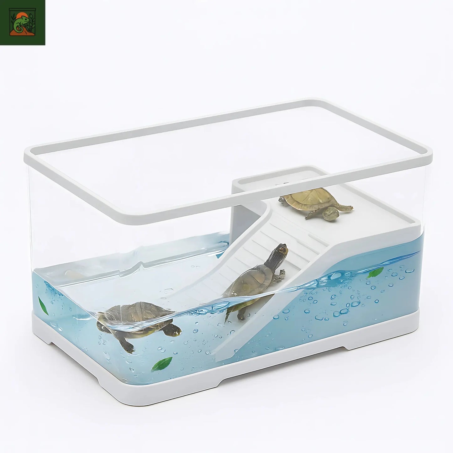 Terrarium Réservoir de Tortue – Vivarium Aquatique Résistant