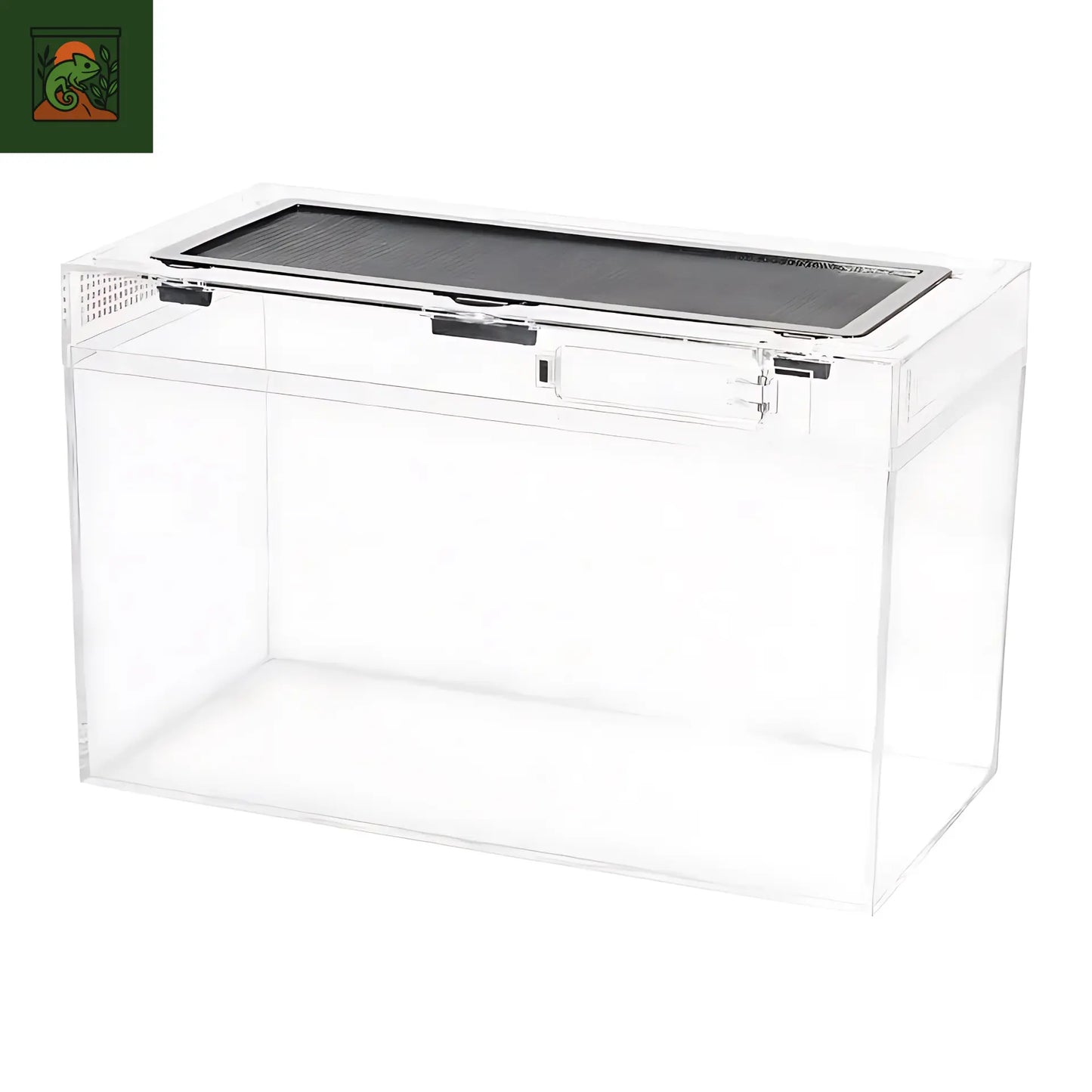 Terrarium carré en acrylique transparent – Léger et durable pour reptiles