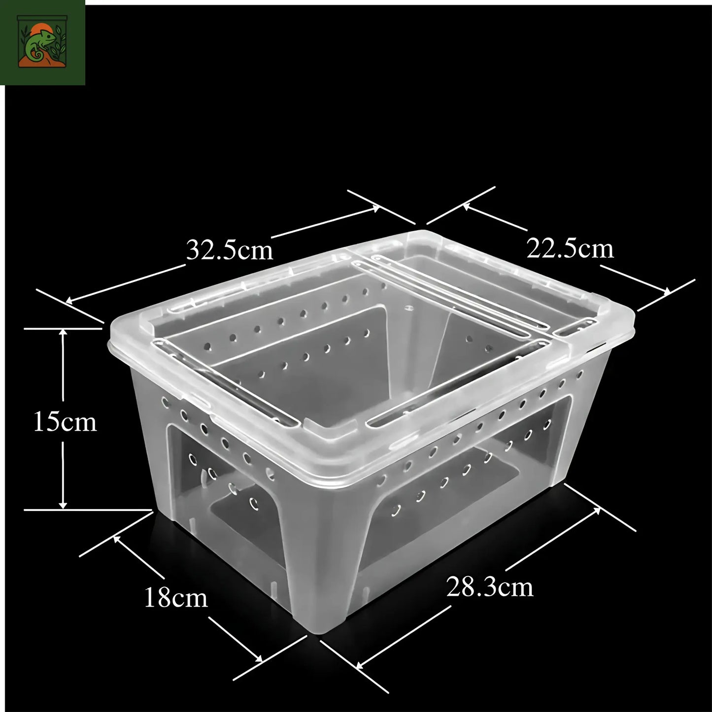 Terrarium d’élevage en plastique transparent