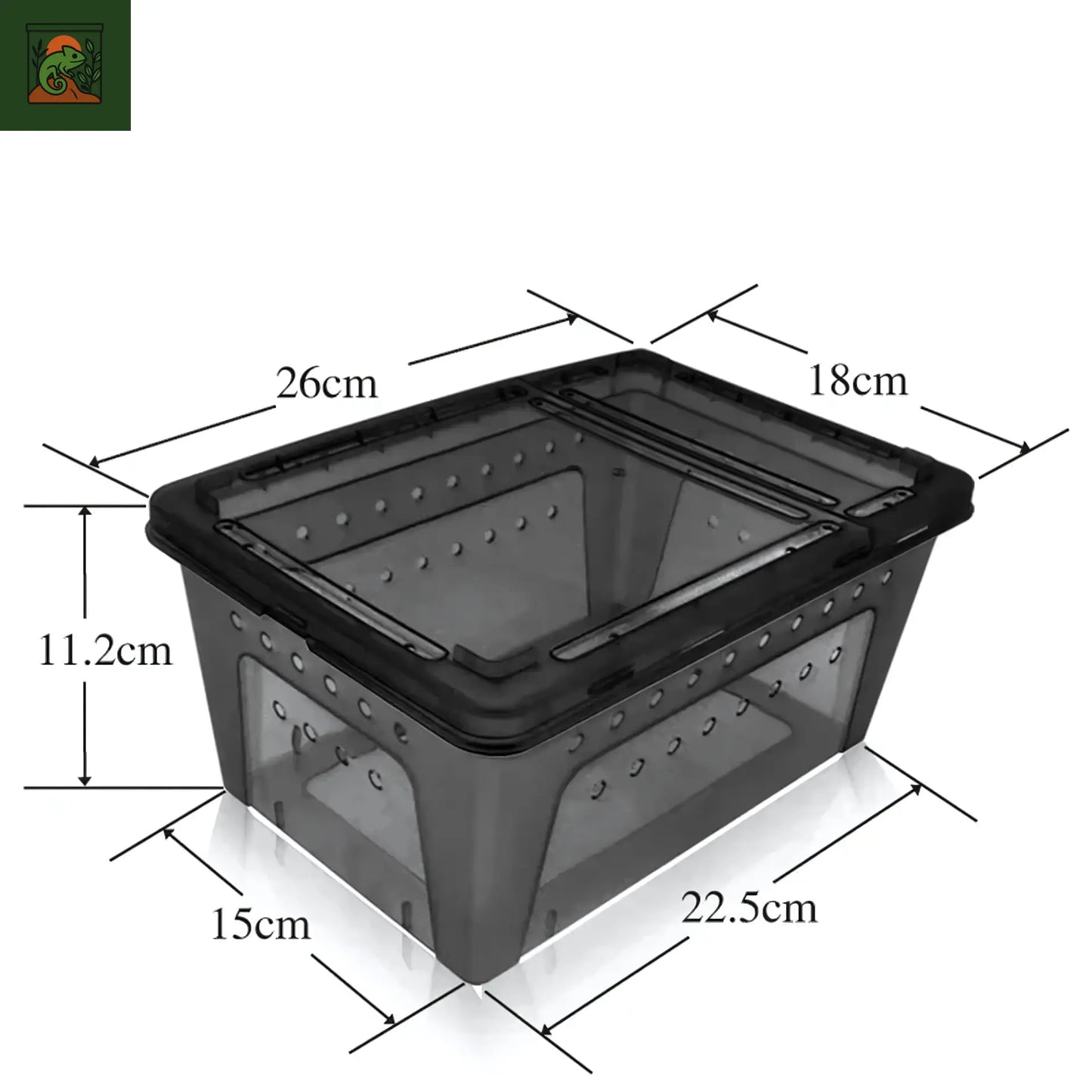 Terrarium d’élevage en plastique transparent