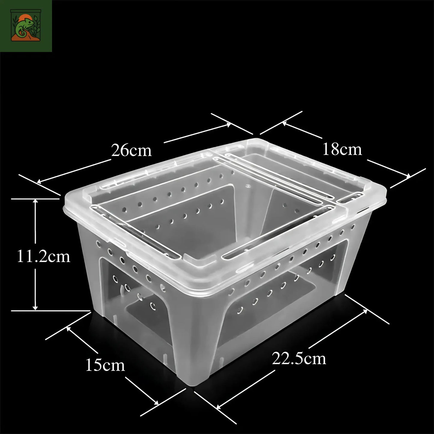 Terrarium d’élevage en plastique transparent