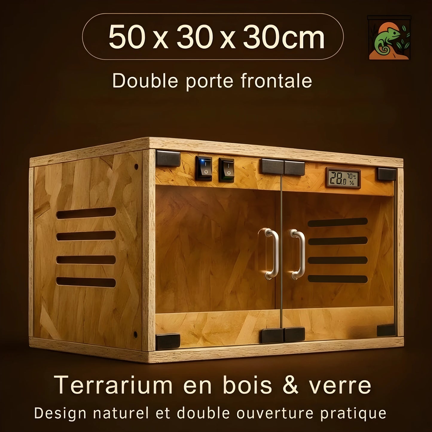 Terrarium en PVC et Bois