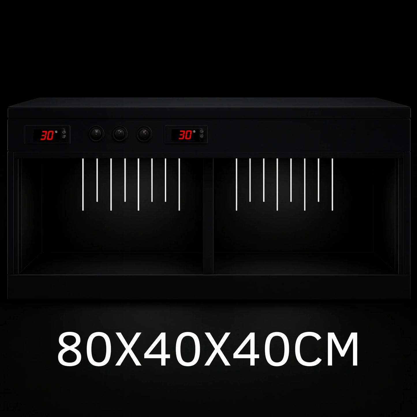 Terrarium en PVC noir