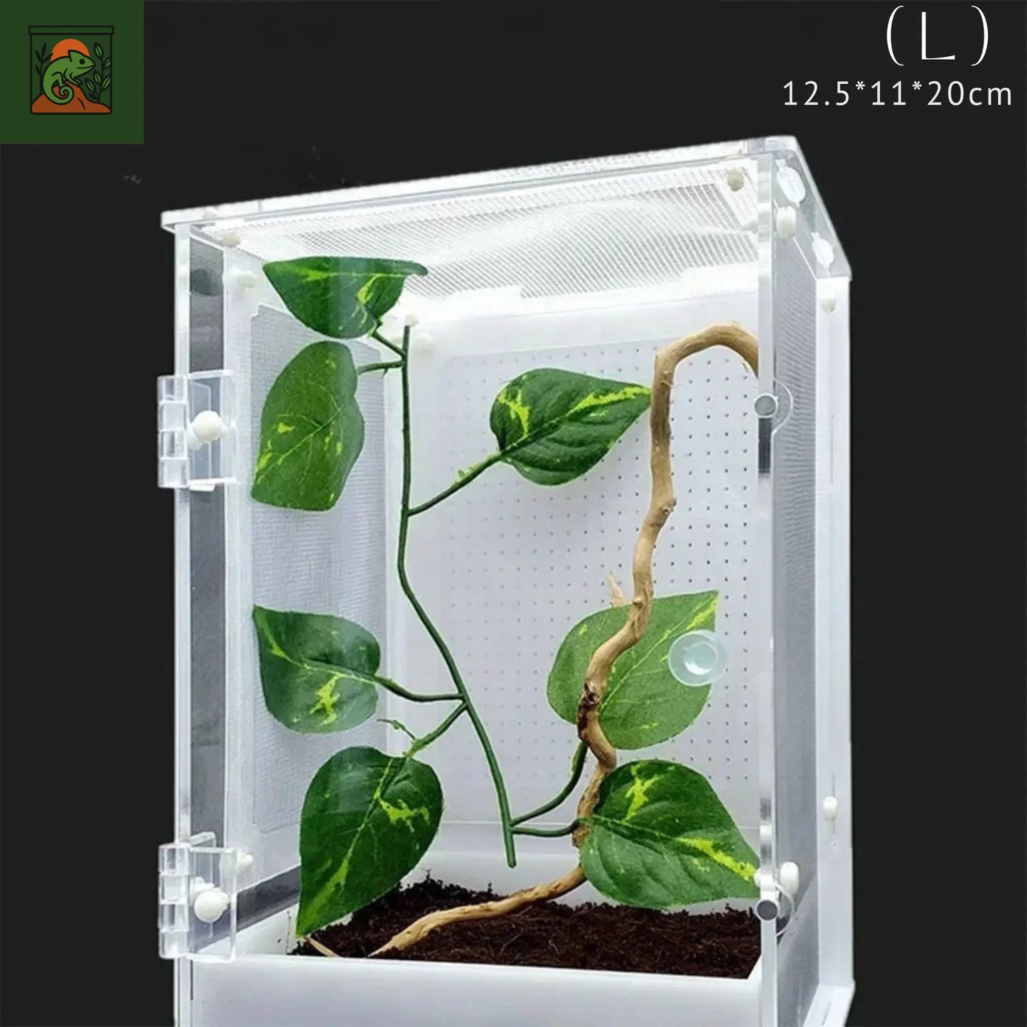 Boîte d'Élevage en Acrylique pour Reptiles et Insectes