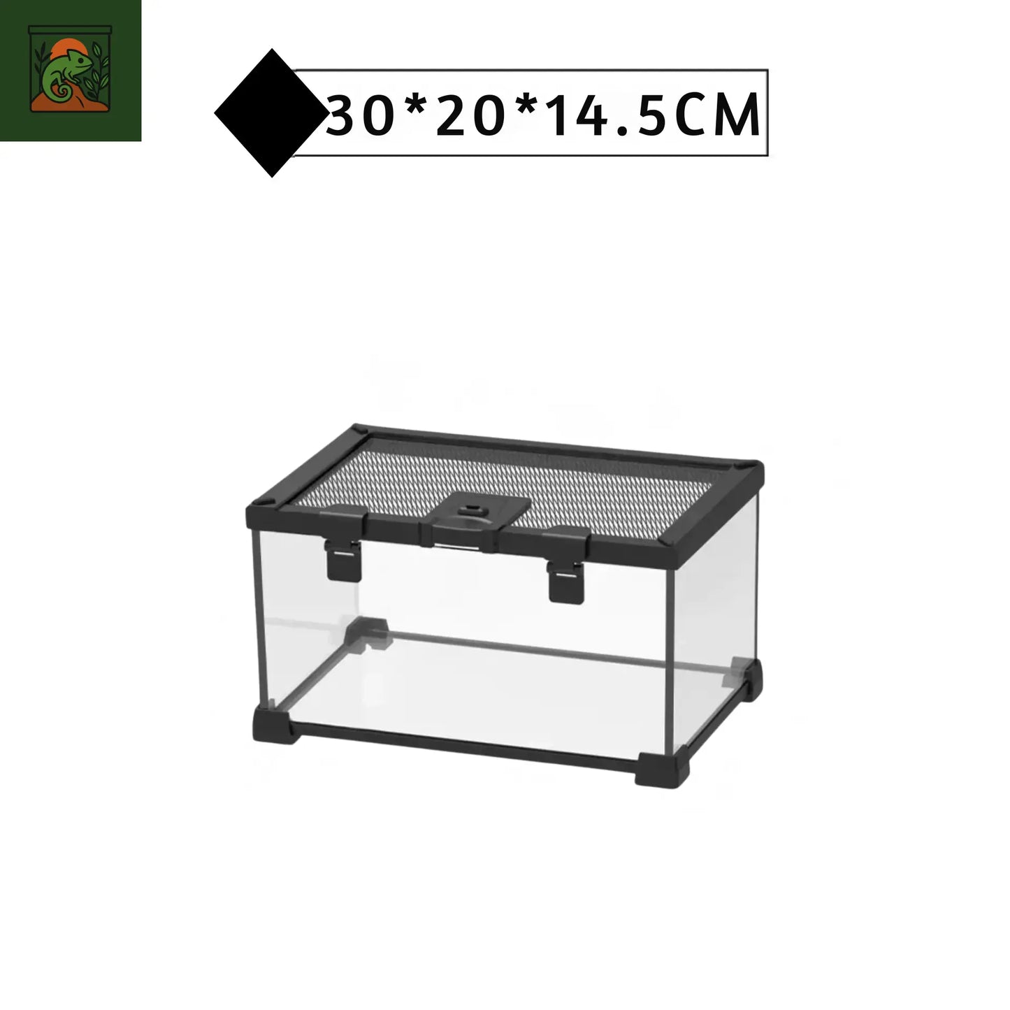 Boîte d'élevage de Reptiles en verre trempé, Cage d'alimentation pour lézards, amphibiens, Terrariums écologiques, chenil à tortues, accessoires pour Reptiles
