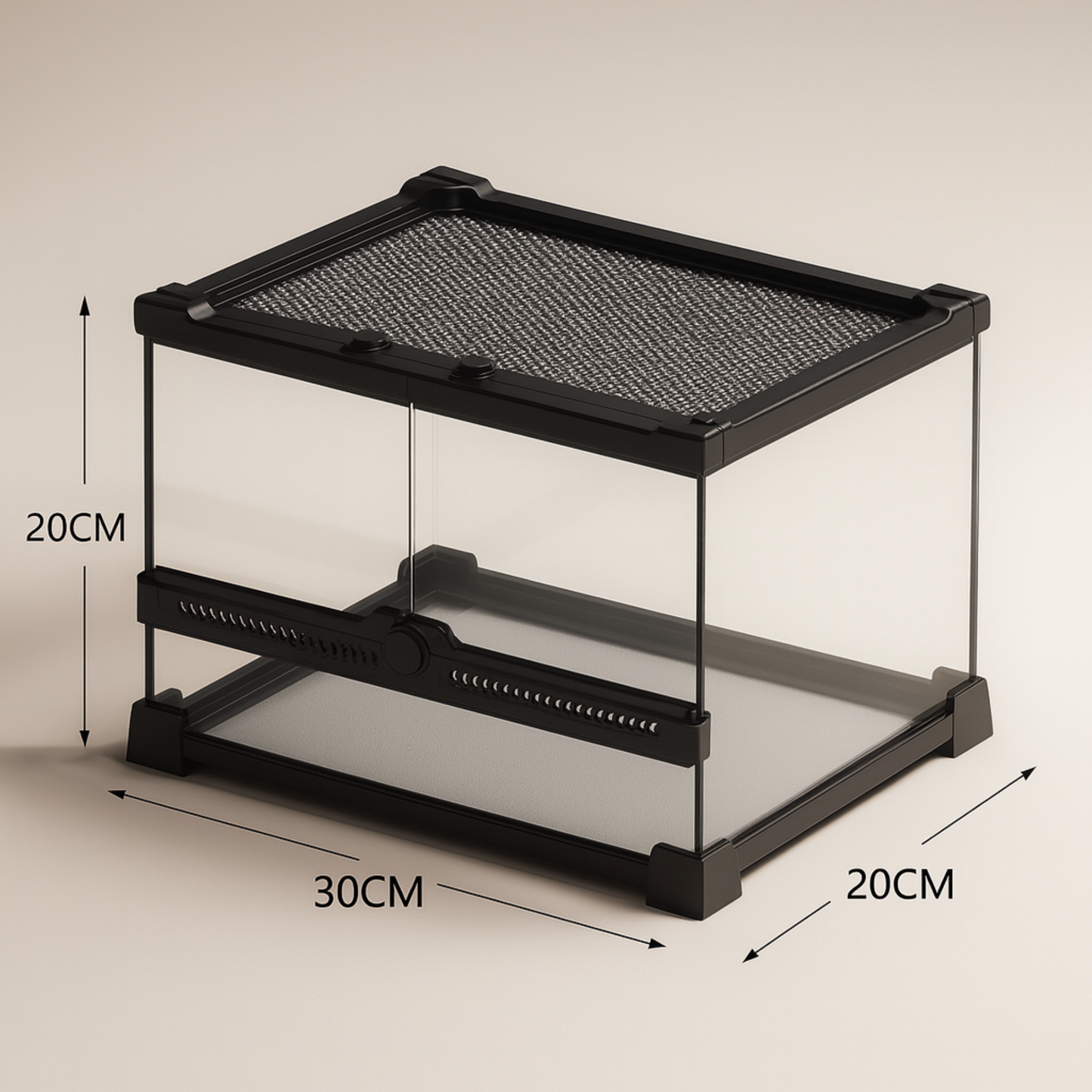 Terrarium en verre transparent 