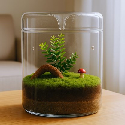Terrarium Plante Végétal en Verre 