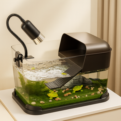 Terrarium pour Tortue – Vivarium Amphibie 