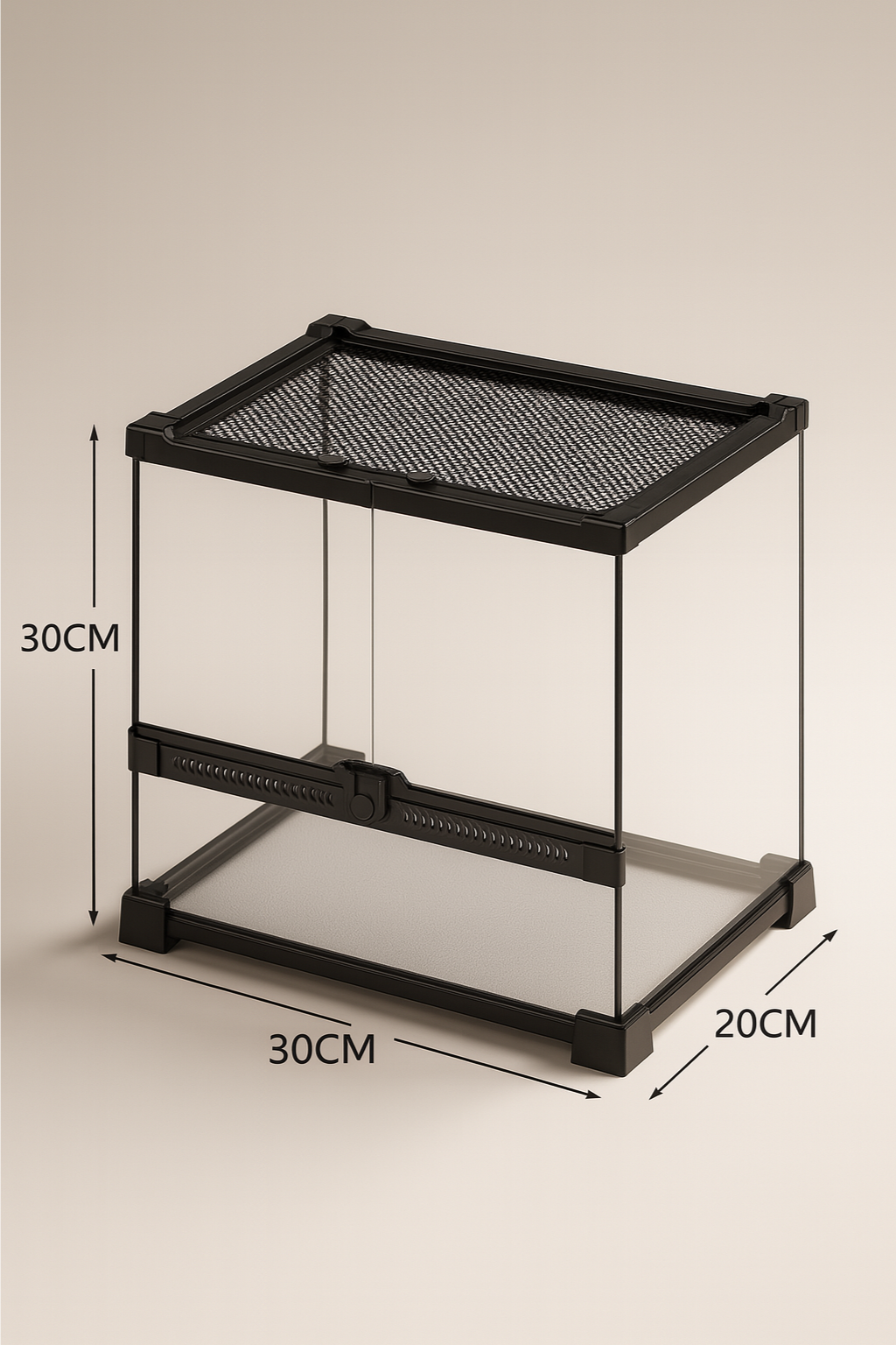 Terrarium en verre transparent 