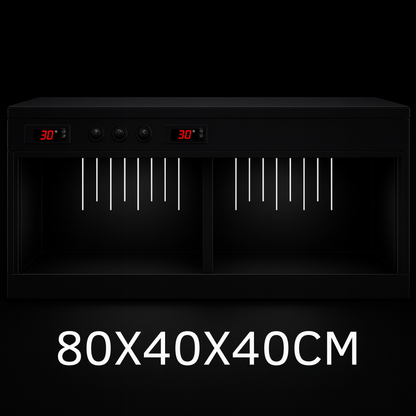 Terrarium en PVC noir 