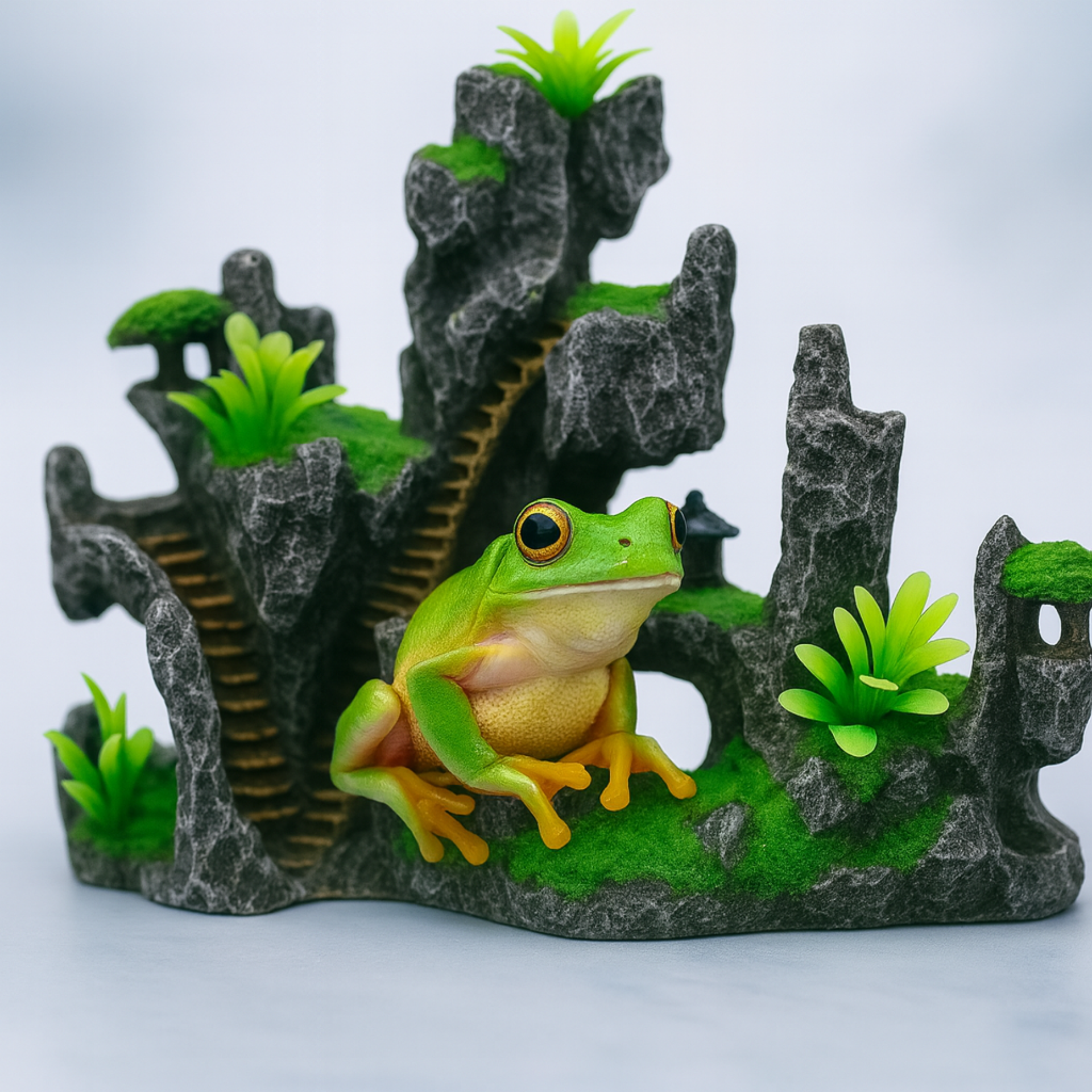 Rocher Suspendu en Résine pour Terrarium 