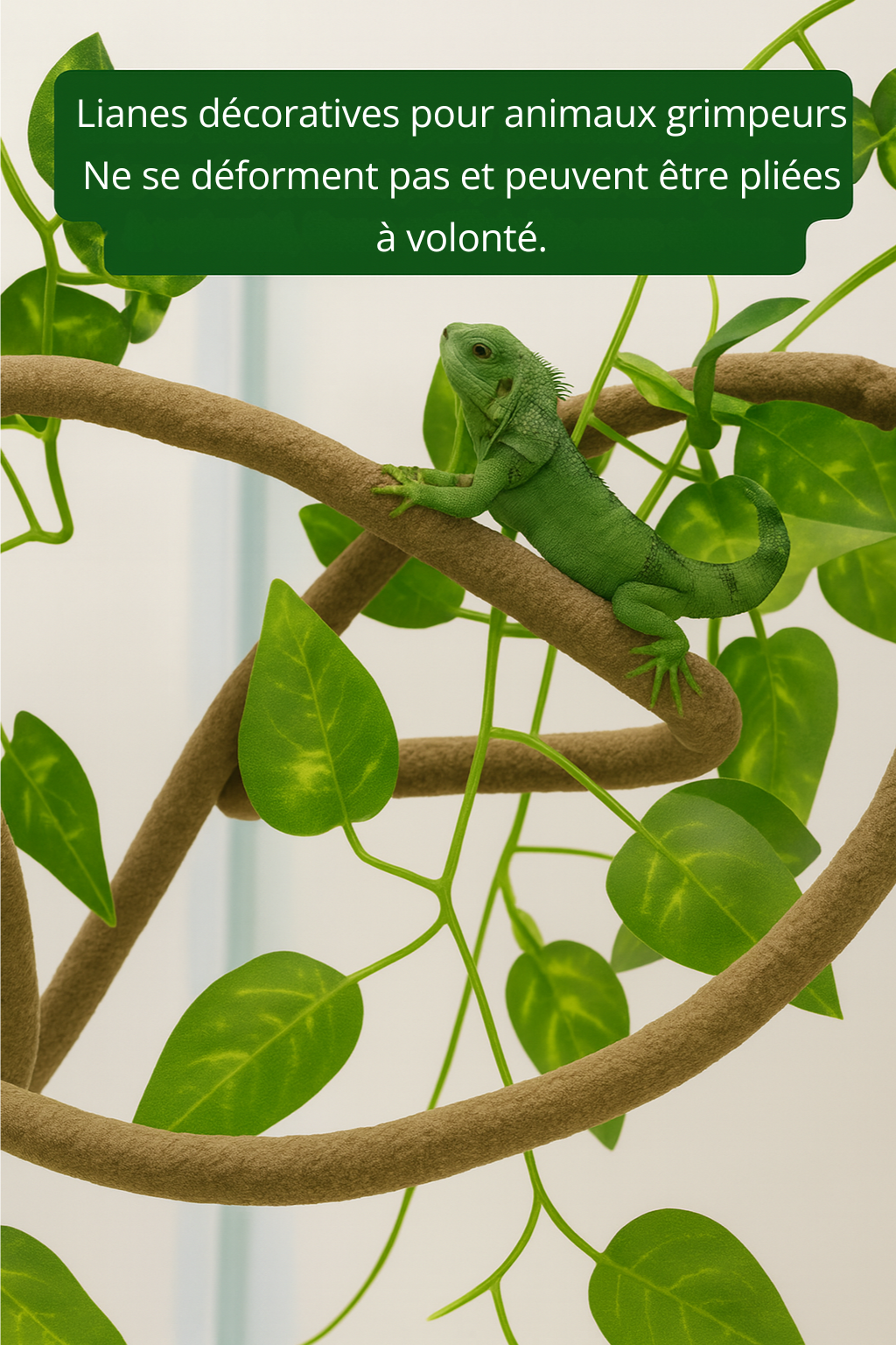 Liane pour Terrarium avec Ventouses 