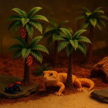 Mini Palmiers Artificiels pour Terrarium – Décor Tropical 