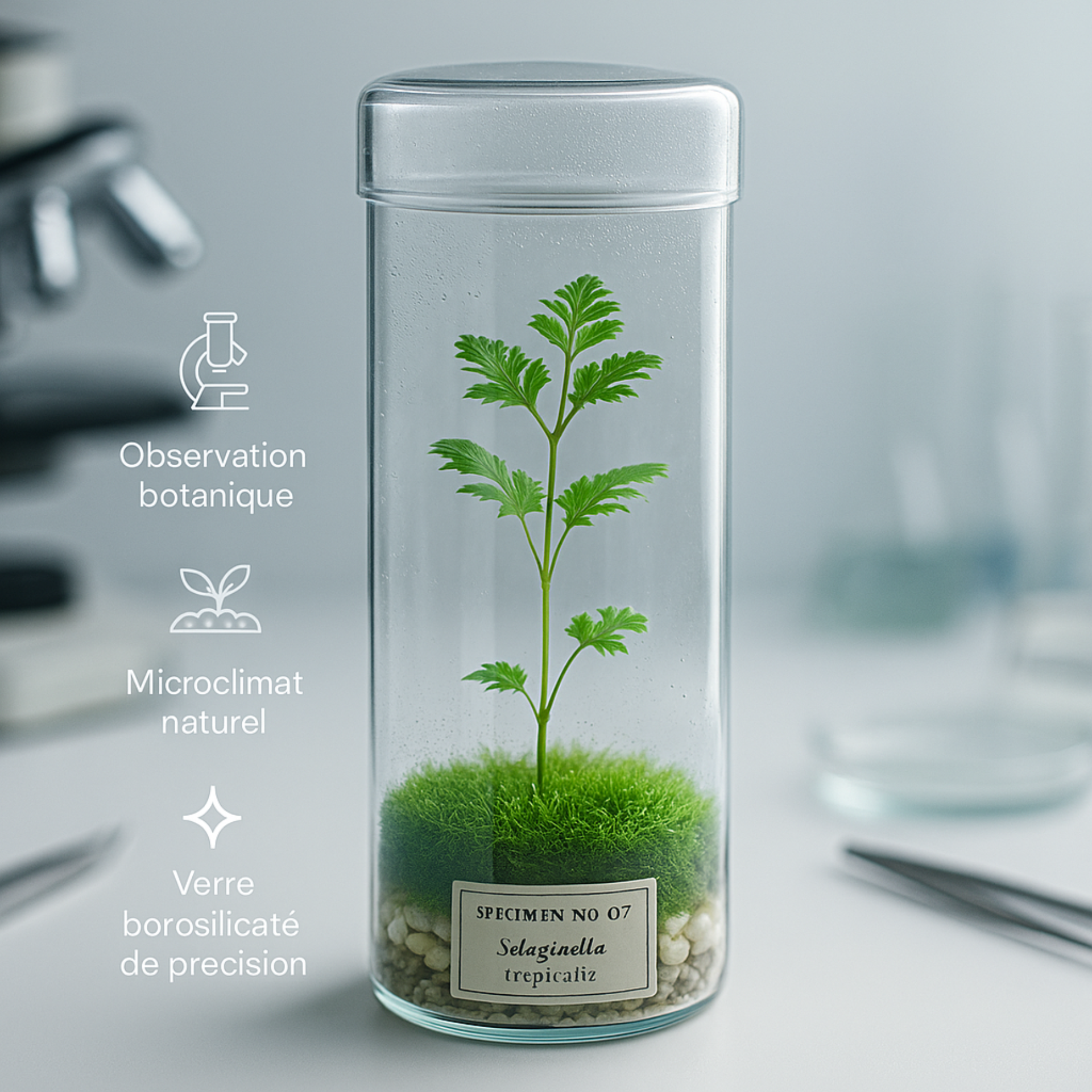 Terrarium Plante en Tube 