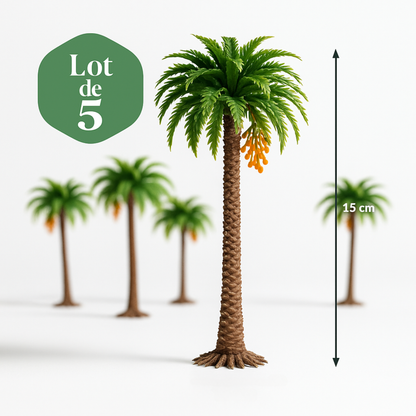 Mini Palmiers Artificiels pour Terrarium – Décor Tropical 