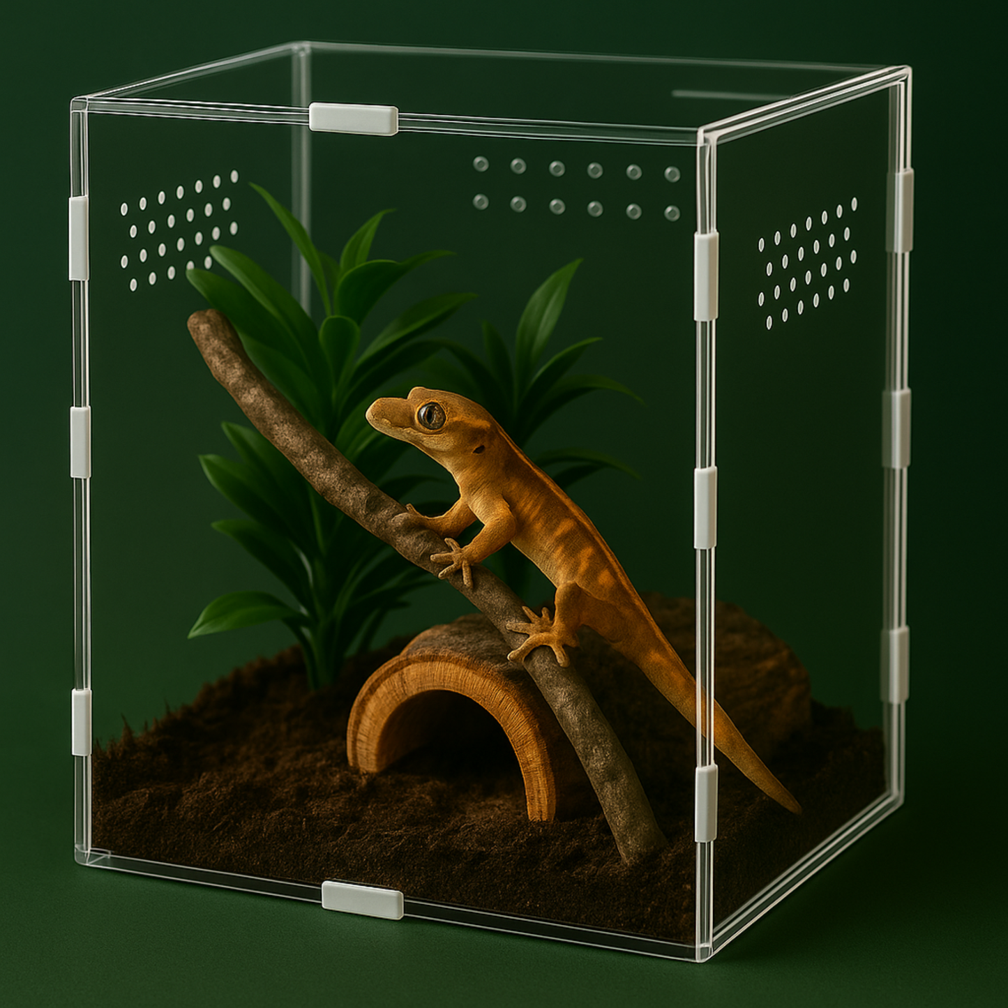 Terrarium Transparent en Acrylique Vertical 