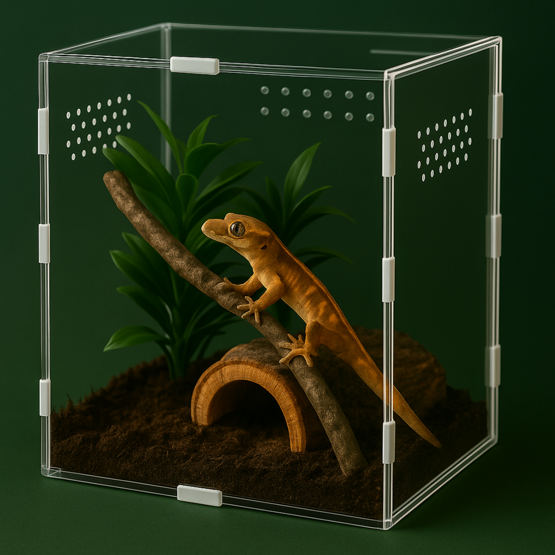Terrarium Transparent en Acrylique Vertical 