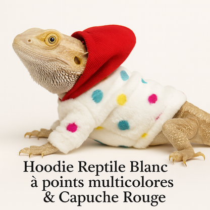 Hoodie en Flanelle pour Lézard 