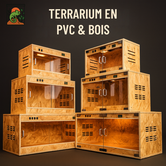 Terrarium en PVC et Bois 