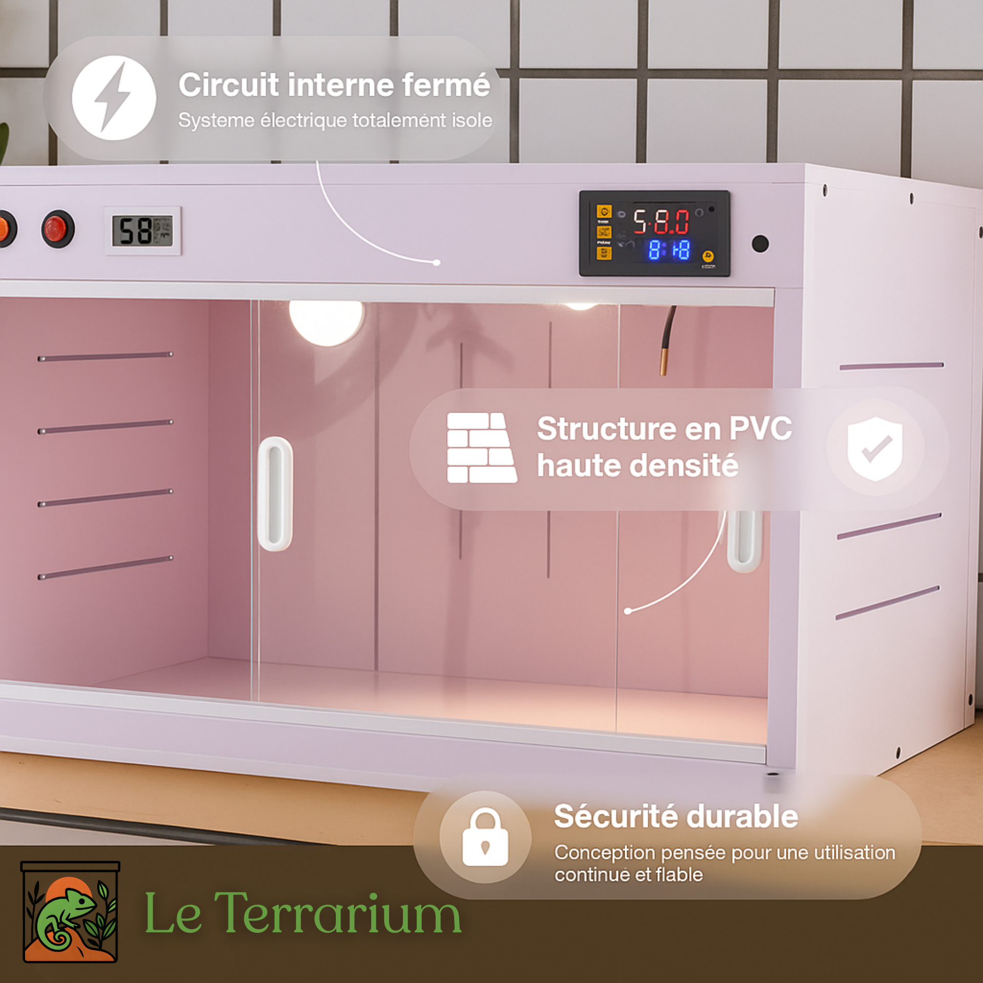 Petit Terrarium en PVC 