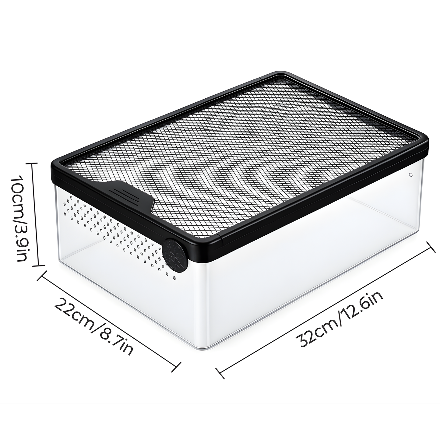 Terrarium Transparent de Nourrissage 