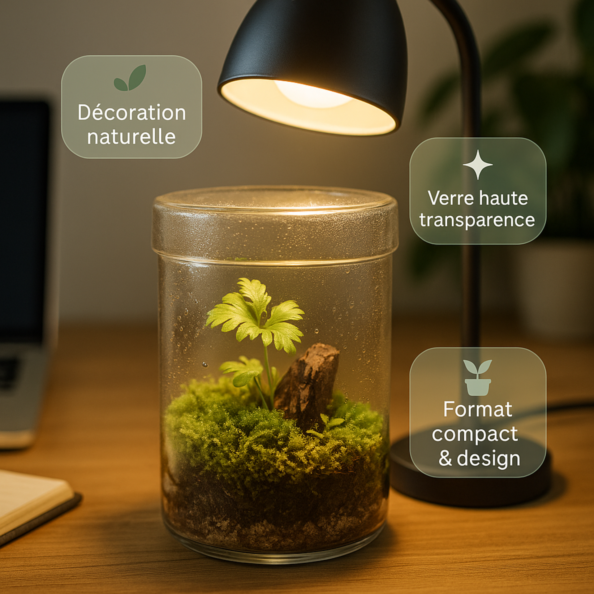 Terrarium Plante en Tube 