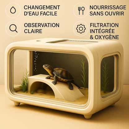 Vivarium pour tortue - Terrarium Aquatique 