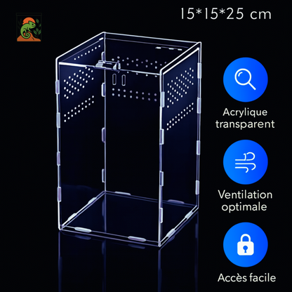 Terrarium Transparent en Acrylique Vertical 