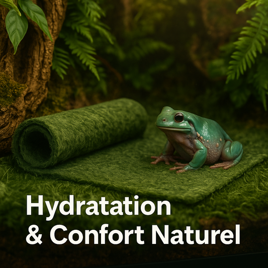 Tapis de Fond en Mousse naturelle pour Terrarium 