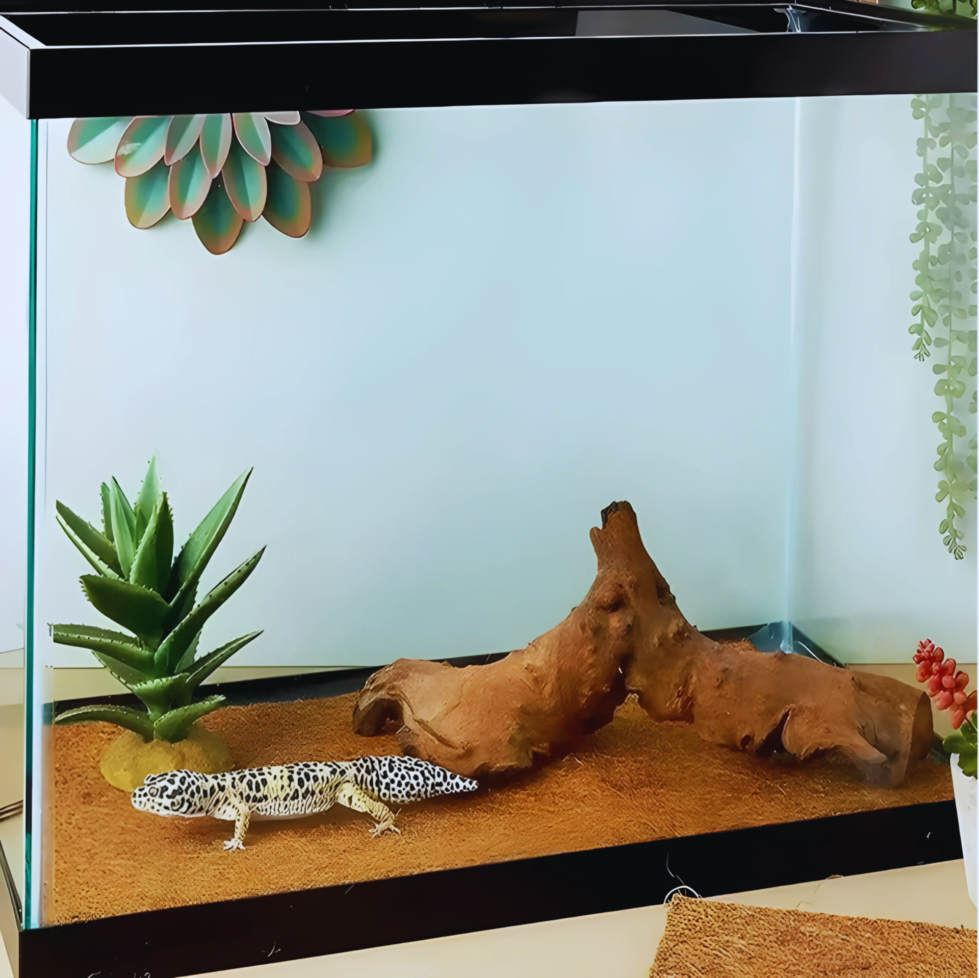 Tapis en Fibres Naturelles pour Terrarium 
