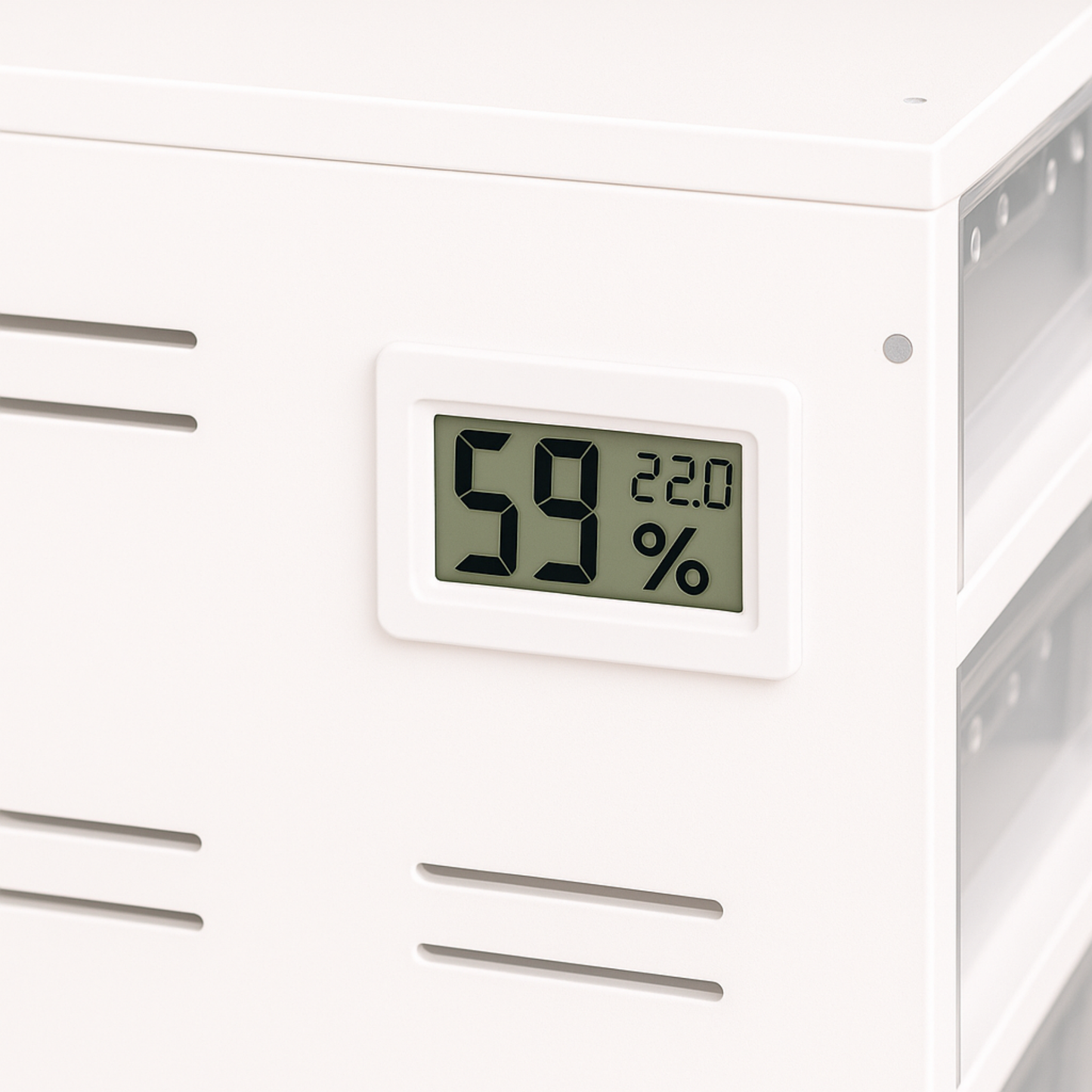 Terrarium Vertical à 4 Tiroirs avec Chauffage et Hygromètre 