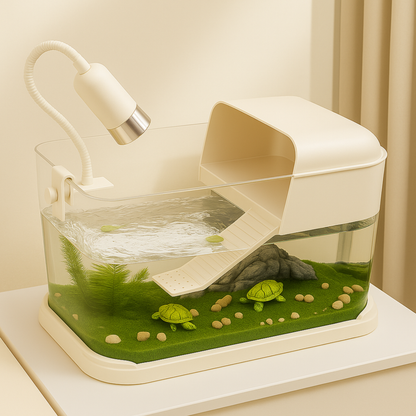 Terrarium pour Tortue – Vivarium Amphibie 