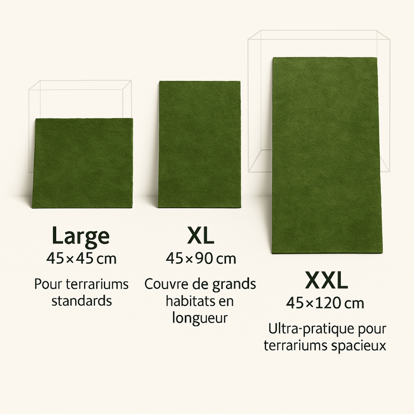 Tapis de Fond en Mousse naturelle pour Terrarium 