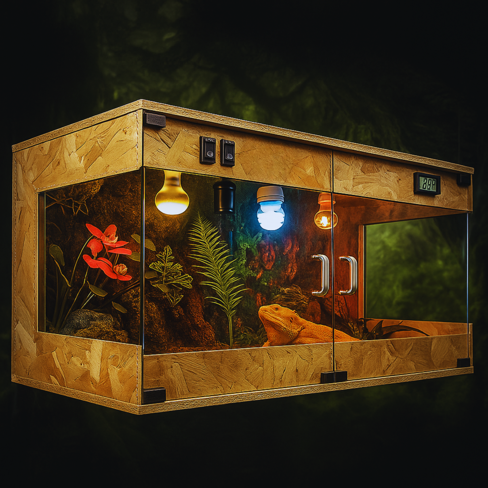 Terrarium en PVC et Bois 