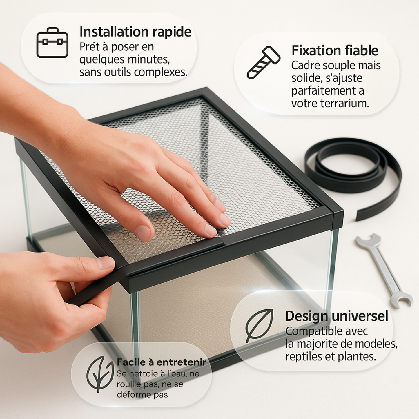 Couvercle pour Terrarium 