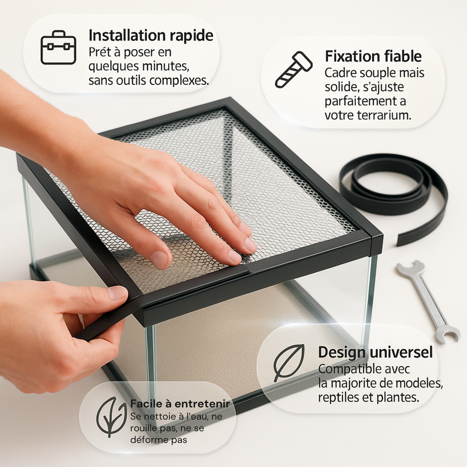 Couvercle pour Terrarium 