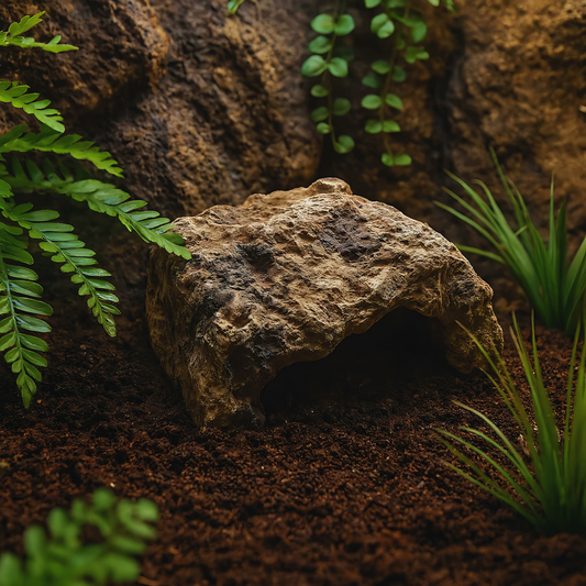 Cachette spéciale pour Terrarium – Grotte en Résine Réaliste 